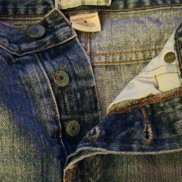 Y2K Hollister Denim Cut Off Skirt - Picture 3 of 10